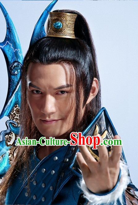 Ancient China General Warrior Armor Cosplay Costumes for Men
