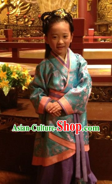 Chinese Traditional Hanfu Dress for Girls