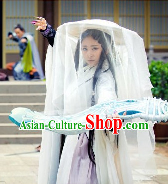 China Traditional  Cool Women Costumes and Headwear