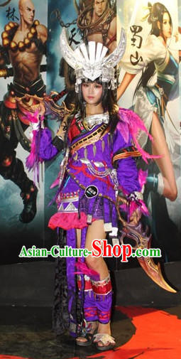 China Miao Costumes and Hat for Women
