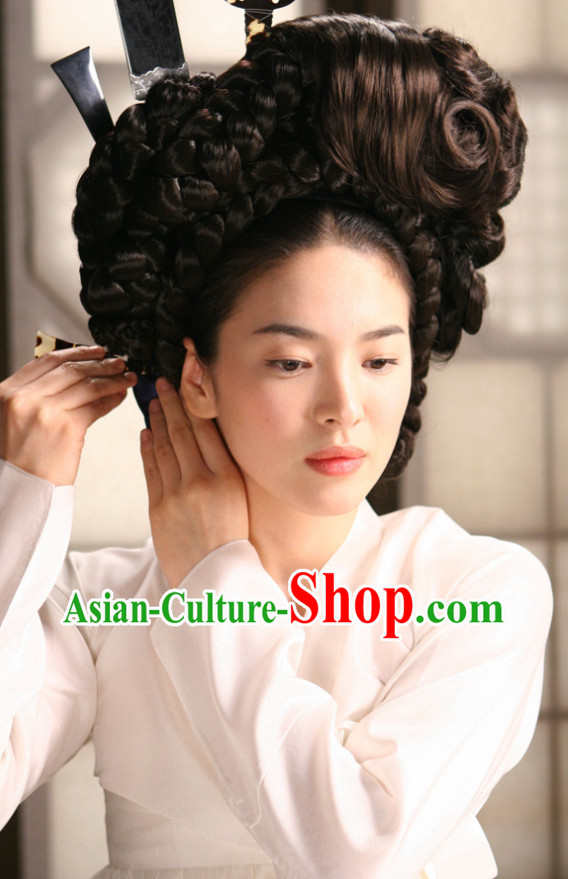 Korean Traditional Black Wig