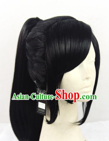 Traditional Chinese Swordsman Hair Wigs