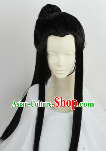 Chinese Fashion Ancient Style Male Long Wig