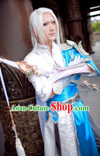 Chinese Traditional Cosplay Fighter Costumes for Men