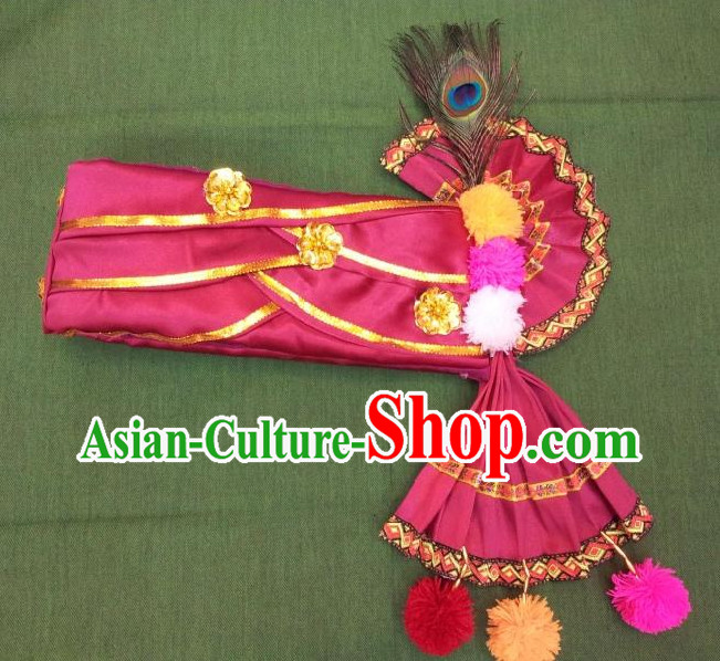 Asian Thailand Traditional Peacock Hat for Men