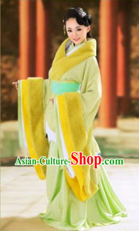 Autumn Time Female Fur Clothes Wig and Hair Accessories Asian Fashion