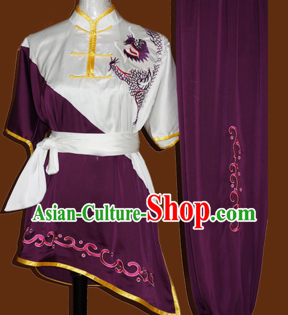 Top Embroidery Martial Arts Training Clothes Complete Set