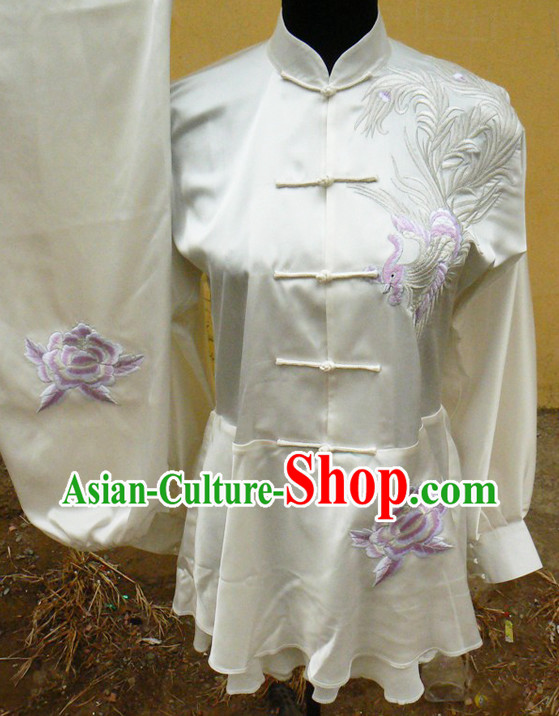 Dragon Embroidery Wing Chun Quan Uniform Complete Set for Adults or Kids