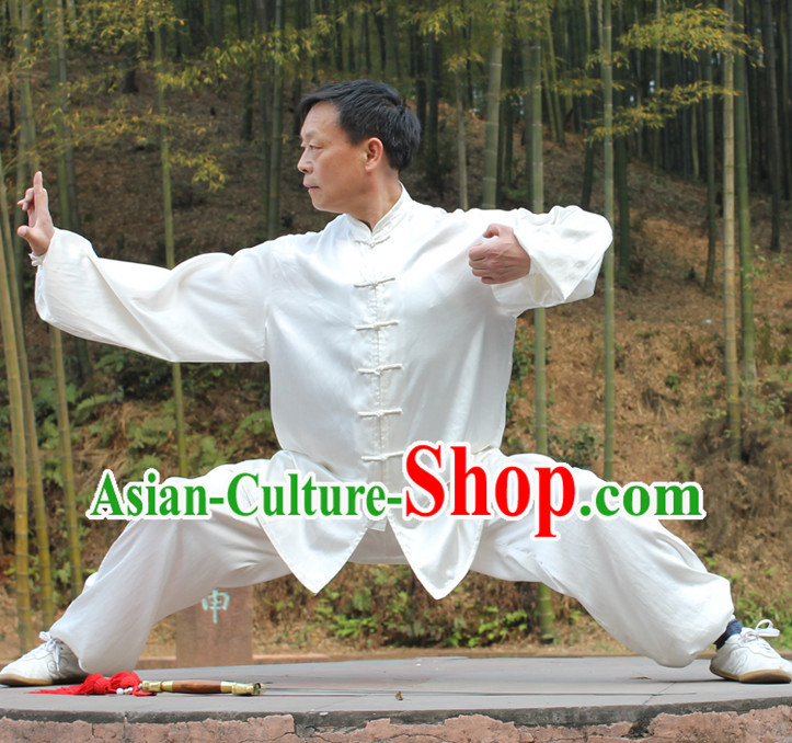 China White Tai Chi Chuan Tai Chi Pants Tai Chi Outfit