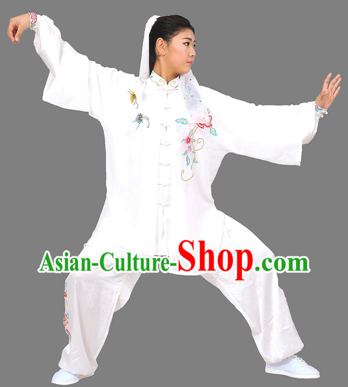 Long Sleeves Kung Fu Wooden Dummy Training Suit and Cape