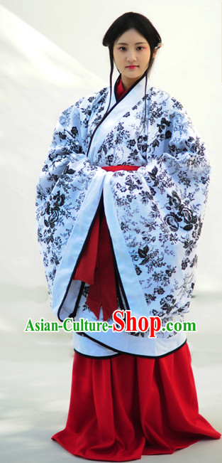 Chinese Ancient Beauty Costumes Complete Set for Women