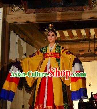 Korean Palace Hanbok Dance Costumes Carnival Costumes Traditional Costumes for Women
