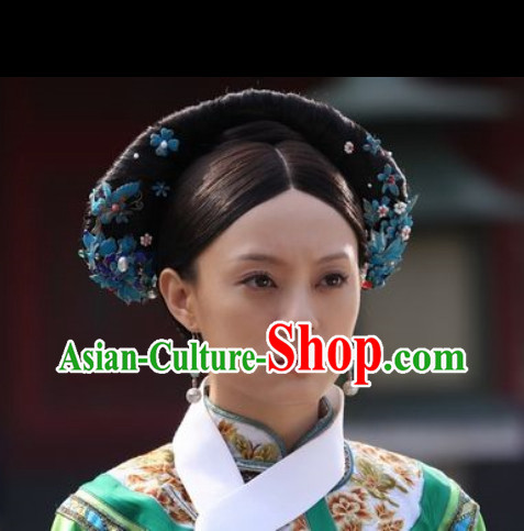 Asian Opera Stage Performance Empress Wig and Hair Jewellry