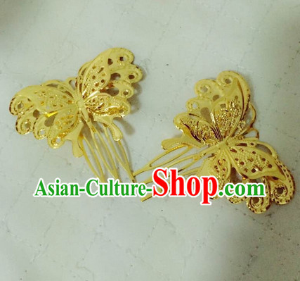 Chinese Traditional Butterfly Hair Clips