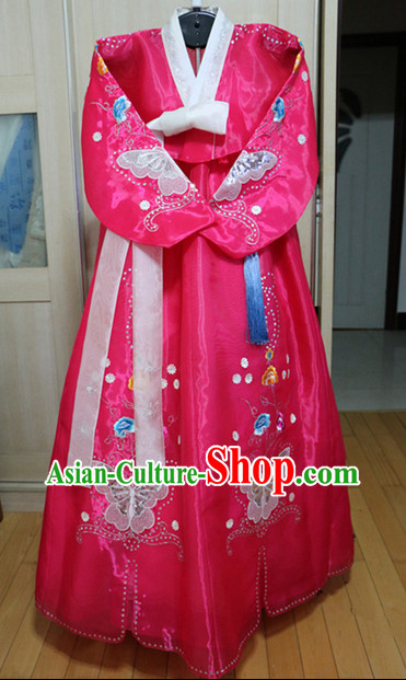 Asian Korean Hwang Jin Yi Hanbok Clothing for Women