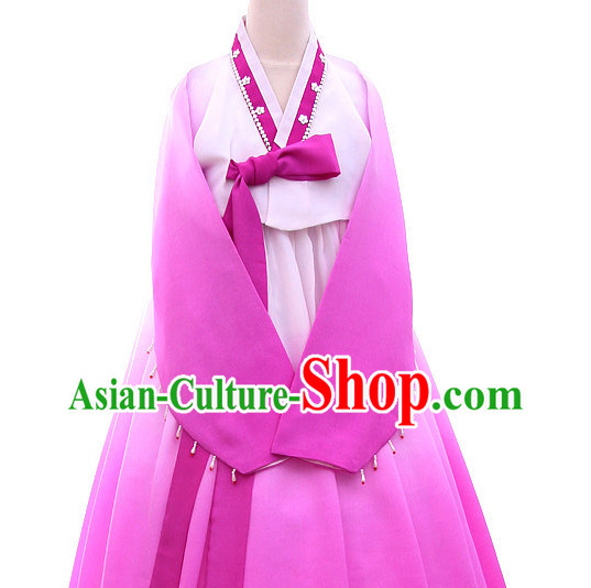 Korean Traditional  Hanbok Dancing Costumes