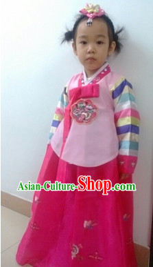 Traditional Korean Clothing Custom Made Girls Hanbok