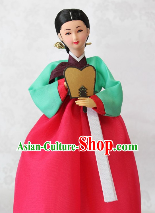 Korean Traditional Handmade Silk Figurines