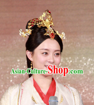 Chinese Royal Empress Hair Jewellry and Earrings