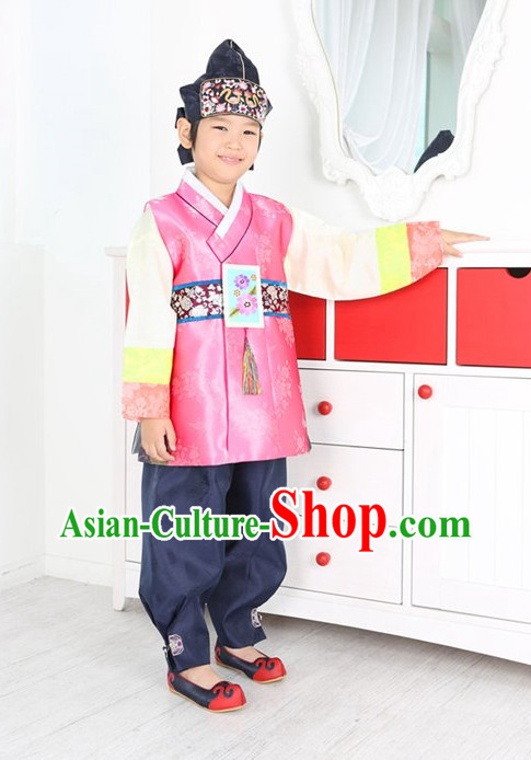 Top Traditional Korean Birthday Kids Fashion Kids Apparel Birthday Suit for Boys