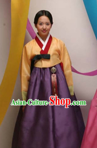 Top Korean Traditional Custom Made Hanbok Complete Set for Women