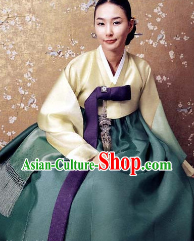 Top Korean Traditional Custom Made Hanbok Clothes Complete Set for Women
