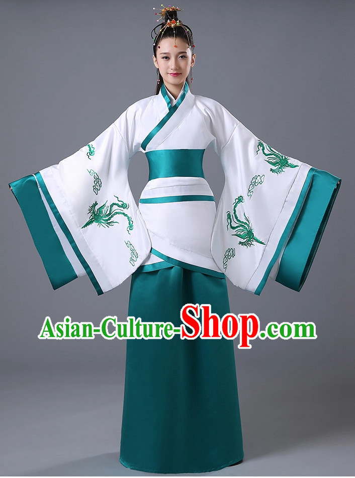 Chinese Traditional National Hanfu Costumes for Women