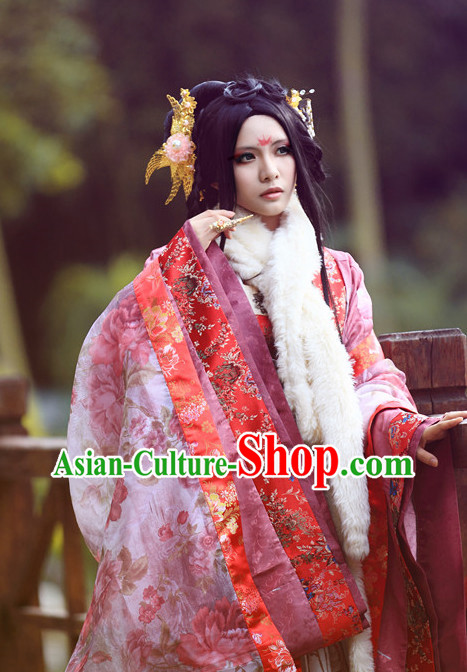 Ancient China Chinese Empress Costumes Asia Fashion Halloween