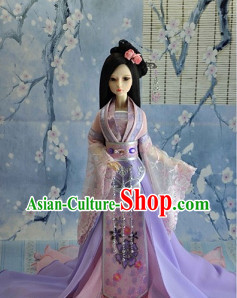 Chinese Traditional Princess Garment and Hair Accessories Complete Set for Women