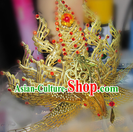 Chinese Traditional Handmade Wedding Phoenix Hair Clasp