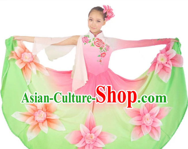 China Shop Chinese Flower Dance Attire for Women