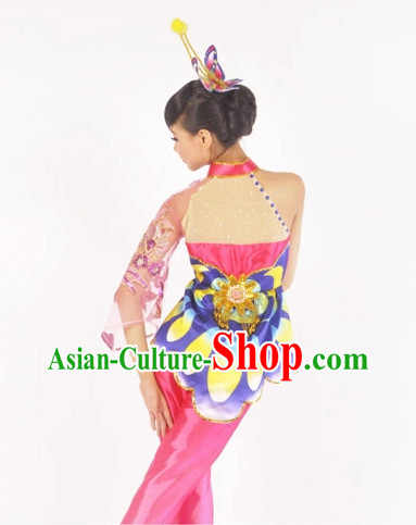 Custom Made Chinese Butterfly Dance Attire Costumes for Women