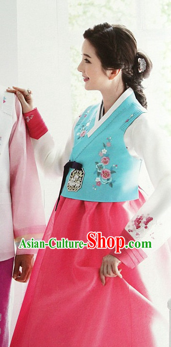 Korean Formal Costumes Hanboks Complete Set
