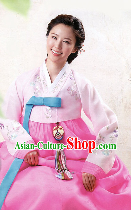Korean Traditional Mother of the Bride Dress Hanbok Complete Set
