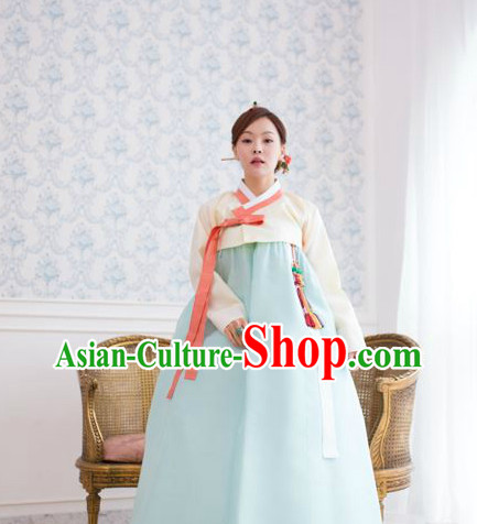 Traditional Korean Lady Hanbok Traditional Outfit Complete Set