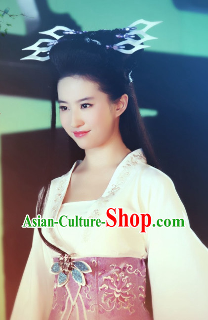 Tang Dynasty Style Chinese Female Warrior Hair Accessories Hair Jewelry