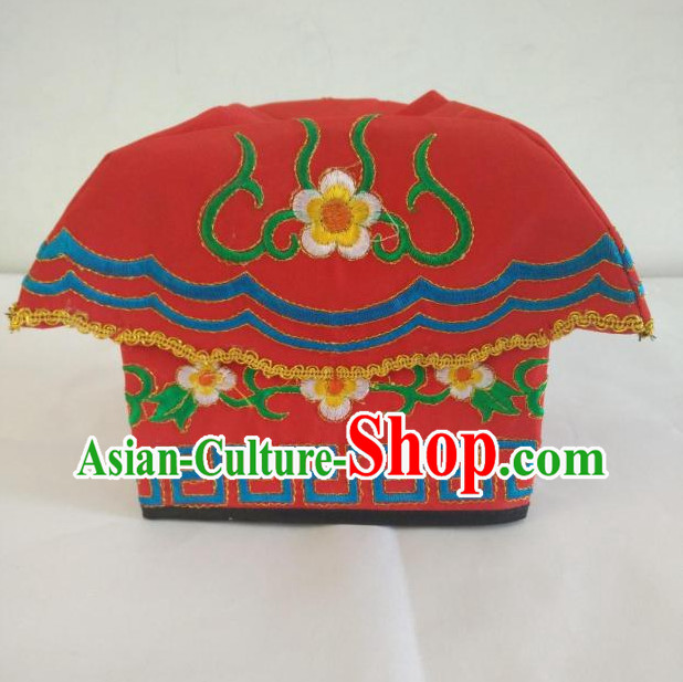 Oriental Stage Performance Peking Opera Hat for Men
