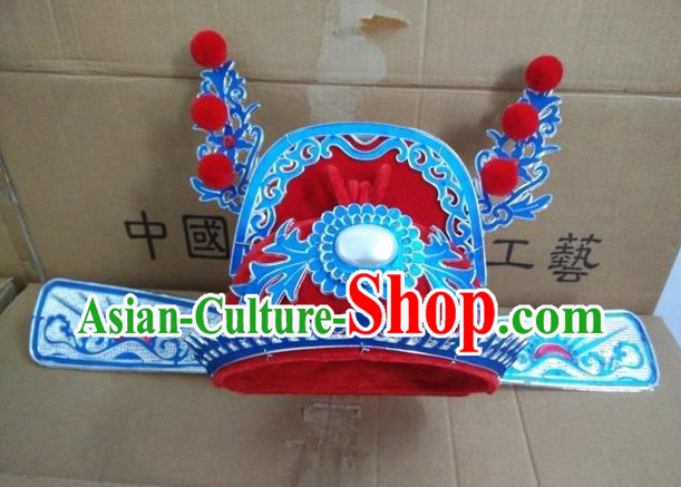 Chinese Traditional Opera Bridegroom Wedding Hat Number 1 Scholar Hat