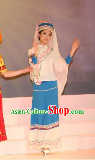 Oriental Clothing Chinese Women Traditional Clothing Ethnic Plus Size Clothes and Hat online