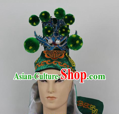 Chinese Traditional Peking Opera General Wusheng Hat