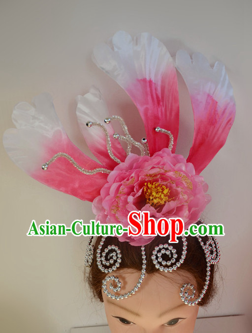 Chinese Classical Dance Big Flower Headwear