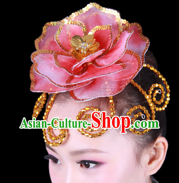 Chinese Classical Group Dance Dance Flower Hair Decorations