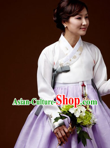 Korean Traditional Mother Hanbok Formal Dresses Special Occasion Dresses for Women