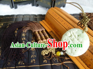 Chinese Traditional Suit Accessory Jade Belt Hanging Decoration