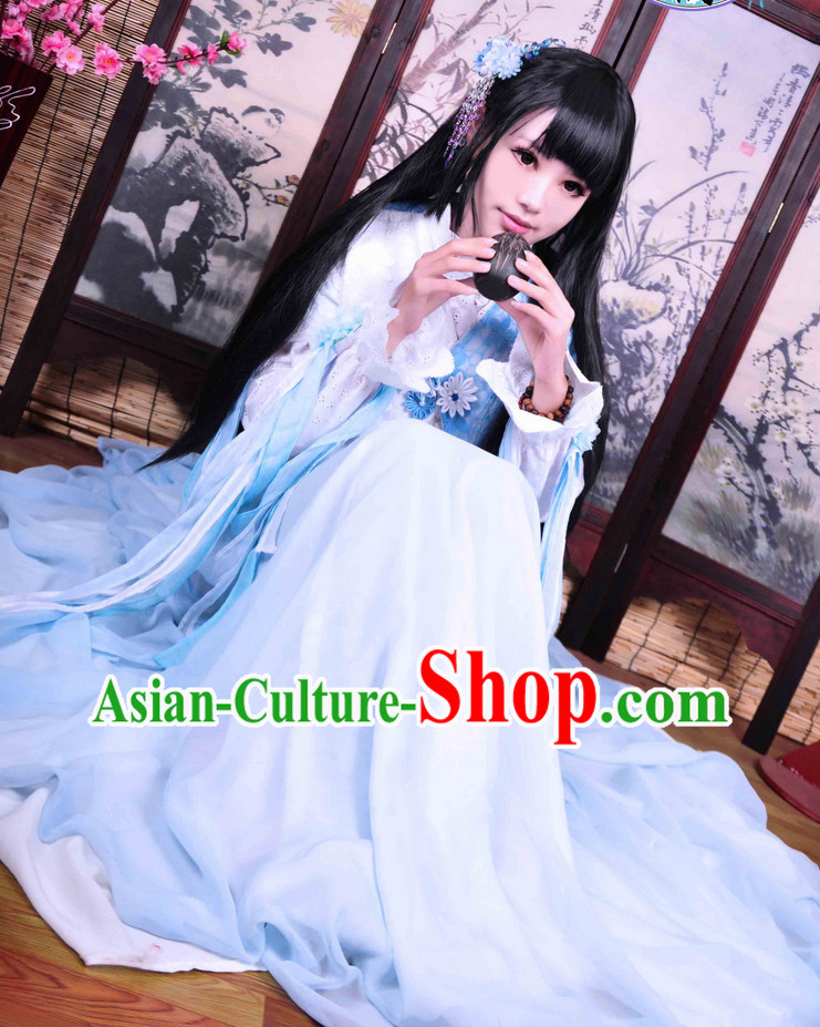 Chinese Traditional Fairy Hanfu Outfit Complete Set