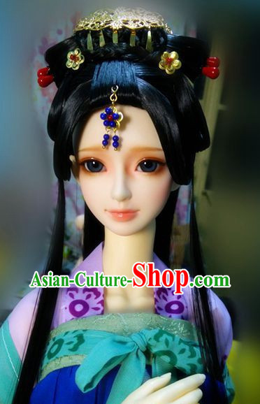 Traditional Chinese Princess Wig and Hairpieces for Women