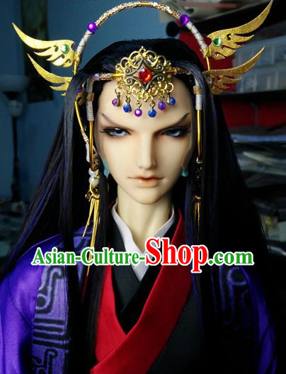 Chinese Stage Performance Prince's Mens Hair Accessories Hair Jewelry