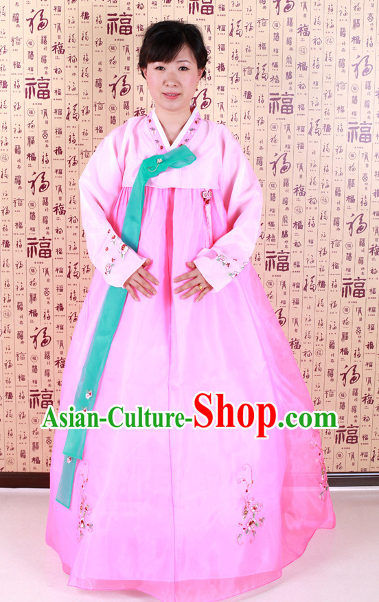 Korean Traditional Dancing Costumes Complete Set
