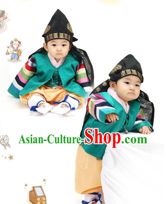 Korean Birthady Dress Hanbok Clothing for Boys