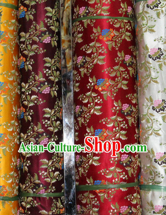 Asian China Traditional Tibetan Brocade Dress Material